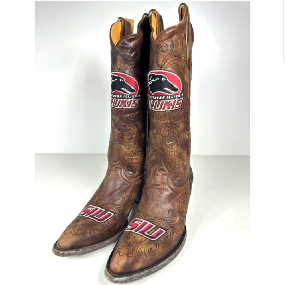 NWT Women's Southern Illinois University Salukis Gameday Boots - Picture 2 of 10